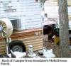 4 cars in back yard
