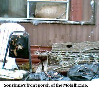 Mobil Home Front Porch